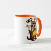 Coole Katze am Dienstag Taco Tasse (VorderseiteRechts)