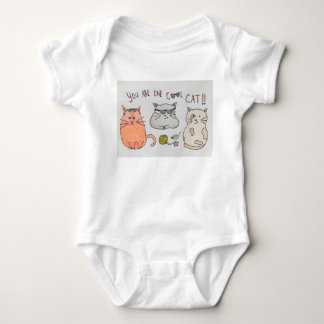 "Coole Katze" Baby Strampler