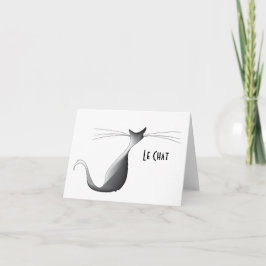 Coole Katze BLANK Note Card Karte