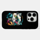 coole Katze Case-Mate iPhone Hülle (Rückseite (Horizontal))