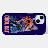 Coole Katze Case-Mate iPhone Hülle (Rückseite (Horizontal))