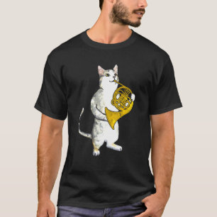 Coole Katze, die Französischhornmusiker Orchester  T-Shirt