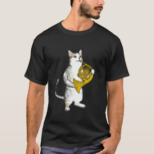 Coole Katze, die Französischhornmusiker Orchester  T-Shirt