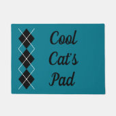 Coole Katze Doormat Fußmatte (Vorderseite)