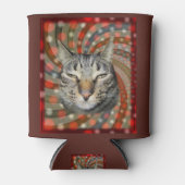 Coole Katze Dosenkühler (Vorderseite)