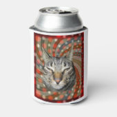 Coole Katze - DU KANNST Deinen Geschenk! Dosenkühler (Kanne Rückseite)
