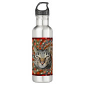 Coole Katze - DU KANNST Deinen Geschenk! Edelstahlflasche (Vorderseite)