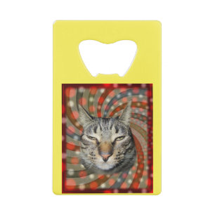 Coole Katze - DU KANNST Deinen Geschenk! Geldbeutel Flaschenöffner