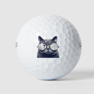 coole Katze Golfball