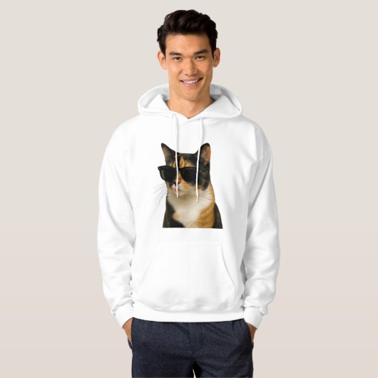 Coole Katze Hoodie (Vorne ganz)