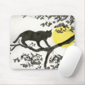 Coole Katze im Baum Mousepad (Mit Mouse)