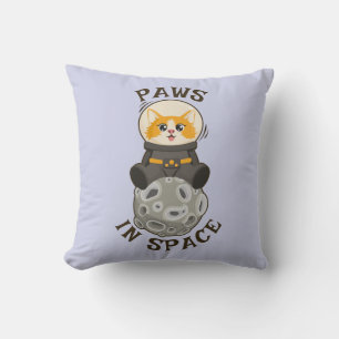 Coole Katze im Weltraum Katze Astronaut Kosmisches Kissen