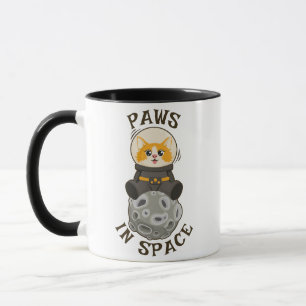 Coole Katze im Weltraum Katze Astronaut Kosmisches Tasse