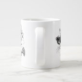 Coole Katze Jumbo-Tasse (Rückseite)