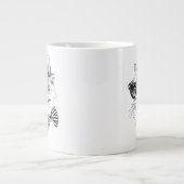 Coole Katze Jumbo-Tasse (Vorderseite)