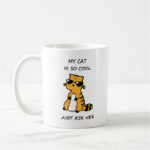 Coole Katze Kaffeetasse (Links)