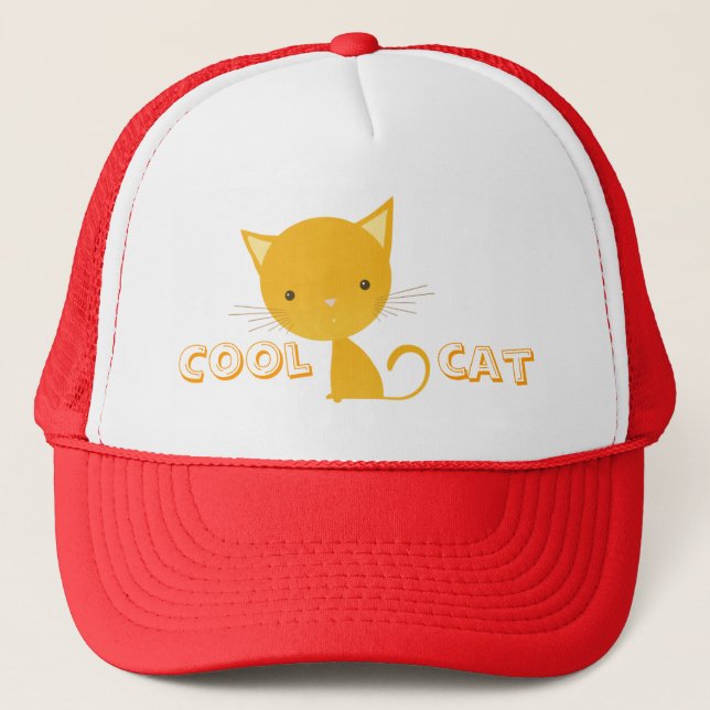 Coole Katze - Kappe (Vorderseite)