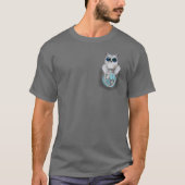 Coole Katze Katzenklumpen mit Sonnenbrille T-Shirt (Vorderseite)