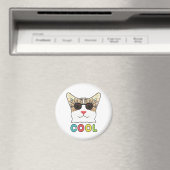 Coole Katze Magnet (In Situ (Geschirrspüler))
