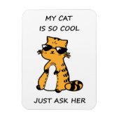 Coole Katze Magnet (Vertikal)