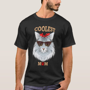 Coole Katze Mama Norwegische Waldkatze T-Shirt