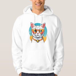 Coole Katze mit Sonnenbrille  Hoodie