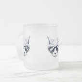 Coole Katze mit Sonnenbrille Tasse - Einzigartig & (Vorderseite Links)