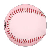 Coole Katze mit zwei Tonen Rosa Baseball (Vorderseite Links)