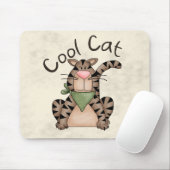 Coole Katze Mousepad (Mit Mouse)