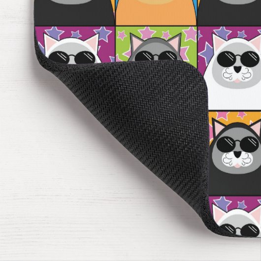 Coole Katze Mousepad (Ecke)