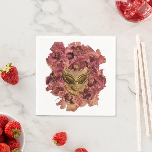 Coole Katze Napkins Serviette (Beispiel)