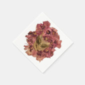 Coole Katze Napkins Serviette (Ecke)