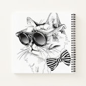 Coole Katze Notizblock (Rückseite)