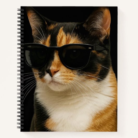 Coole Katze Notizblock (Vorderseite)