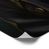 Coole Katze Poster (Ecke)