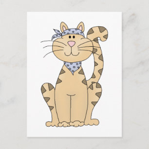 Coole Katze Postkarte
