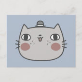 Coole Katze Postkarte (Vorderseite)