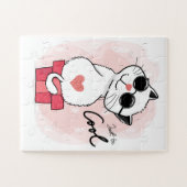 Coole Katze Puzzle (Horizontal)