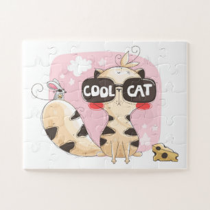 Coole Katze Puzzle