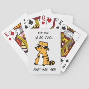 Coole Katze Spielkarten