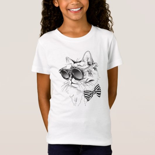 Coole Katze T-Shirt (Vorderseite)