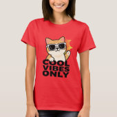 Coole Katze T-Shirt (Vorderseite)