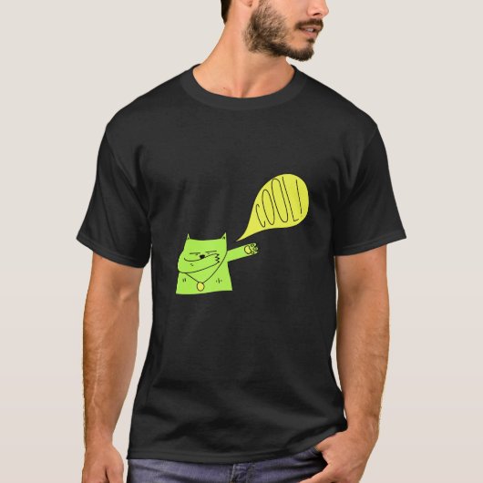Coole Katze T-Shirt (Vorderseite)