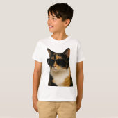Coole Katze T-Shirt (Vorne ganz)