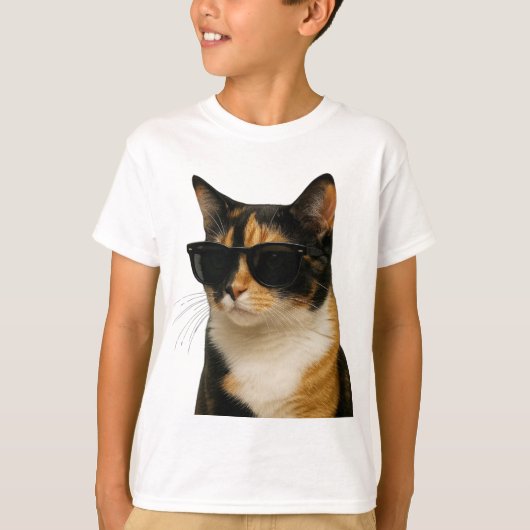 Coole Katze T-Shirt (Vorderseite)