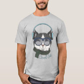 Coole Katze T-Shirt (Vorderseite)