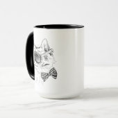 Coole Katze Tasse (Vorderseite Links)
