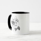 Coole Katze Tasse (Vorderseite Links)