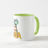 Coole Katze Tasse (VorderseiteRechts)