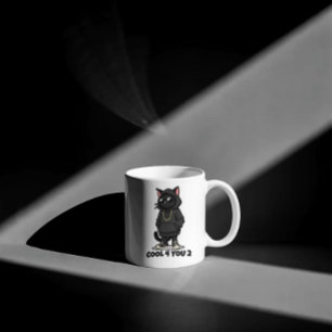 Coole Katze Tasse – Lustiges Streetwear-Katze-Desi